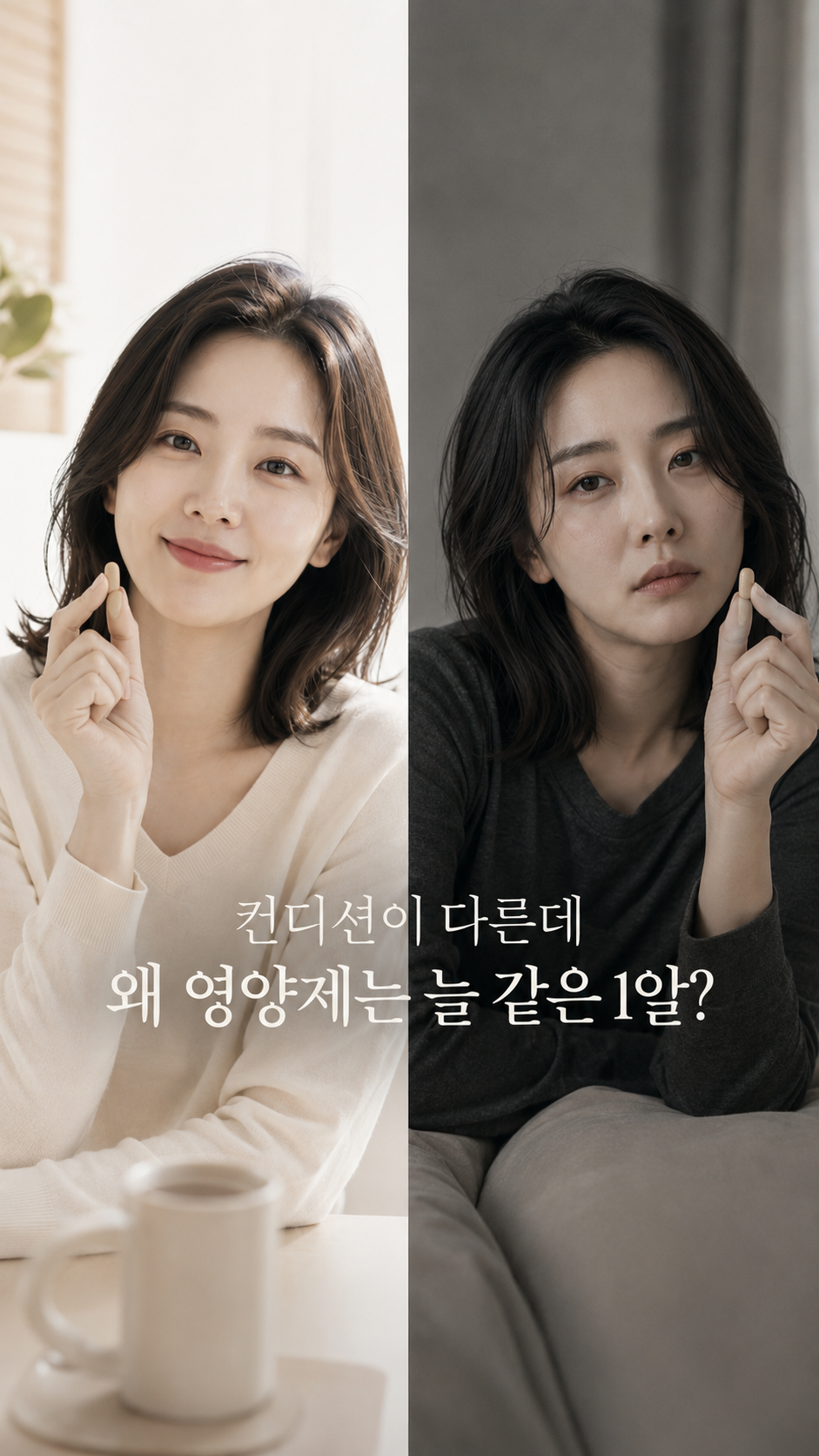 컨디션 좋은 날과 피곤한 날