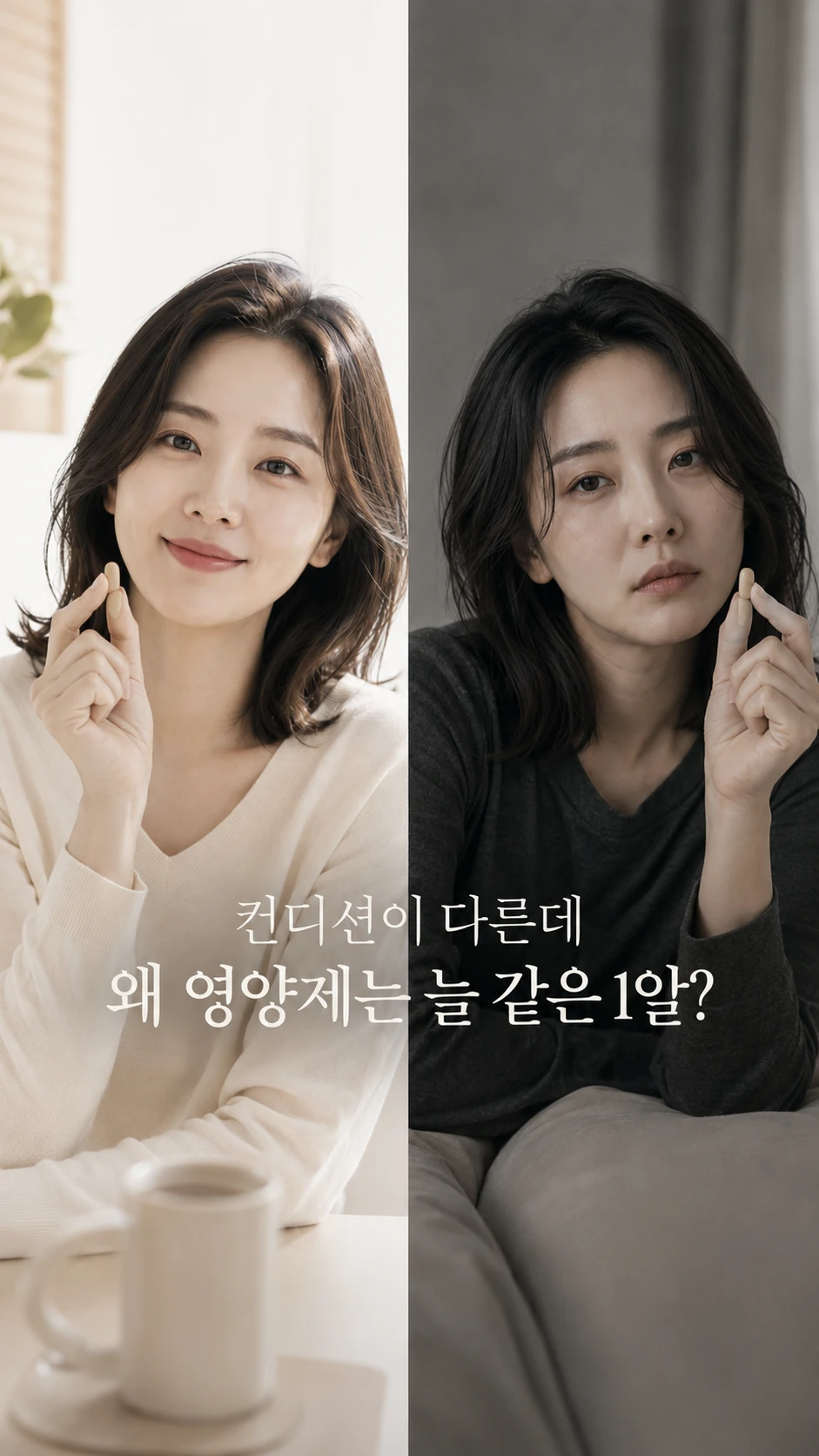 컨디션 좋은 날과 피곤한 날